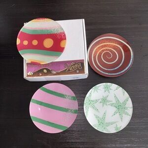 ARTSUGAR Wonka Candy Dish Set of 4 / Charlie and the chocolate factory $198